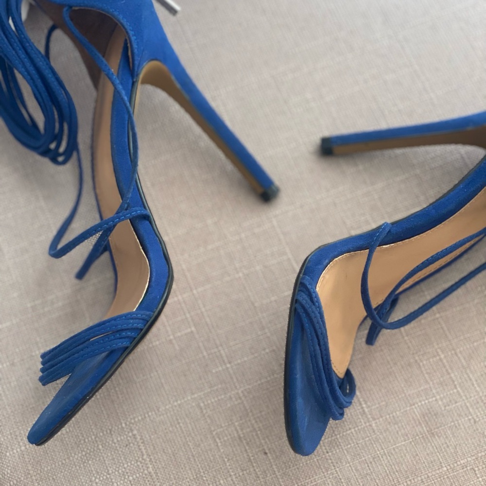 Elegant Blue Women's Heels